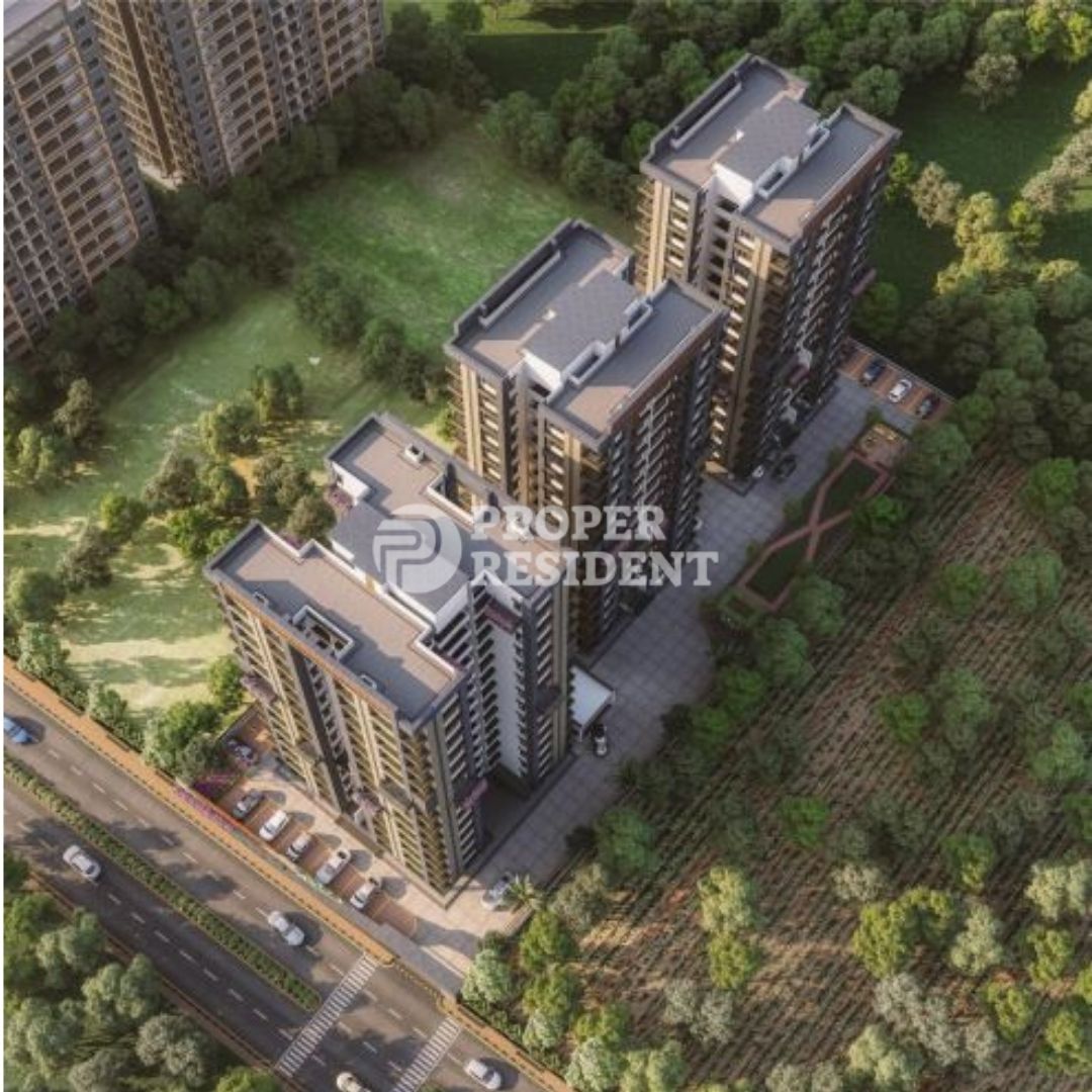 Antriksh Heights Dabholi Surat Top View Of The Project