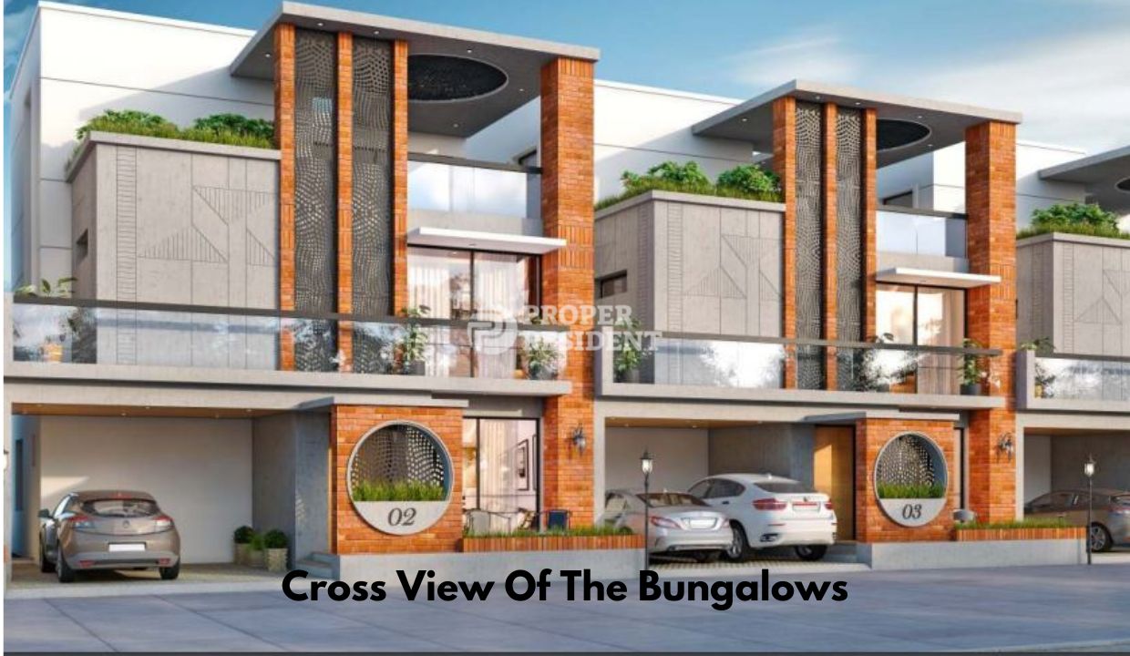 Status Bungalows Atladara Vadodara Cross View Of The Bungalows